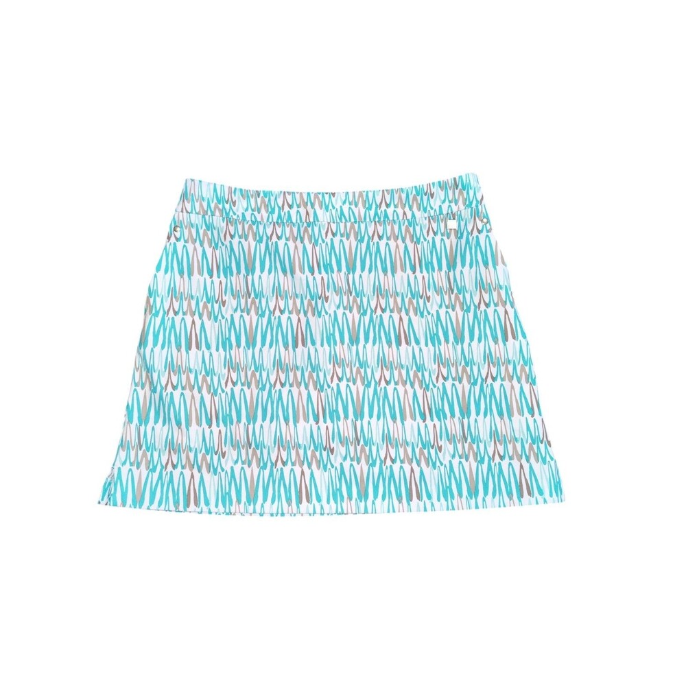 Cutter & Buck Skort 8 Women's Multicolor Printed CB DryTec Skirt Golf Tennis